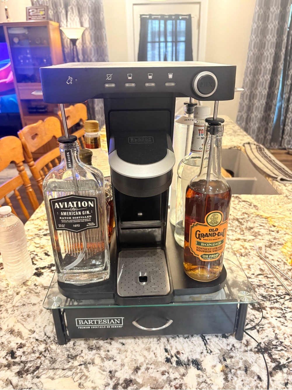 Black & Decker Black Countertop Cocktail Dispenser